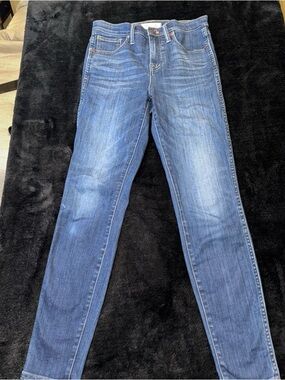 Madewell 10” High Rise Skinny Jeans Womens 26 Medium Wash Stretch Denim Classic